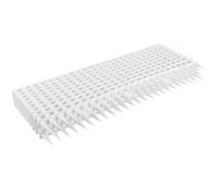 10 Ensembles Piques Anti-Pigeons en Plastique Blanc, Bandes