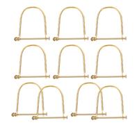 10 Ensembles Rivets D’axe pour Éventails Pliants, Métal Doré | Protection des Matières Délicates, Pointe Effilée Lisse sans Bavure, pour Éventails Pliants et Décoratifs