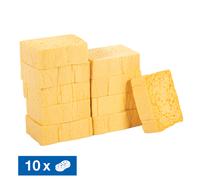 10 éponges sèches Spontex Azella 40 tradition +
