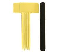 10 étiquettes à planter + crayon feutre