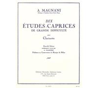 10 ETUDES-CAPRICES DE GRANDE DIFFICULTE CLARINETTE SIB
