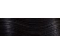 10 Extensions cheveux Kératine - qualité professionnelle - 55-60cm - lisse - 1B noir