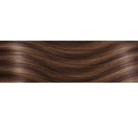 10 Extensions cheveux Kératine - qualité professionnelle - 55-60cm - lisse - M6/12 mélange brun chocolat & brun doré clair