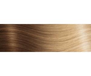 10 Extensions cheveux Kératine - qualité professionnelle - 55-60cm - ombré - T10/DB2 ombré brun clair cendré & blond doré clair