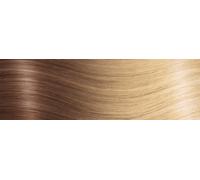 10 Extensions cheveux Kératine - qualité professionnelle - 55-60cm - ombré - T17/20 ombré brun moyen & blond clair extrême