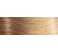10 Extensions cheveux Kératine - qualité professionnelle - 55-60cm - ombré - T27/20 ombré blond caramel & blond clair extrême