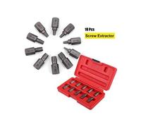 10 Extracteurs de Vis 3.2-10.3mm pour Décolleurs de Boulons Endommagés par Rouille