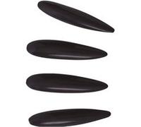 Faux Ongles Noirs Ultra Longs 10 Unités (Taille Sans Taille) Multicolore