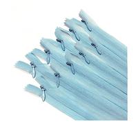 10 Fermetures Éclair Fermées Invisibles, Plusieurs Tailles et Couleurs Disponibles, n. 3, Fermeture Éclair Fine, Élégante et Discrète pour la Couture de Vêtements, Robes, Jupes, Couture, (35 cm, 252)