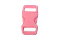 10 fermoirs clips plastique (idéal Créacord) 3cm Rose - Créacord