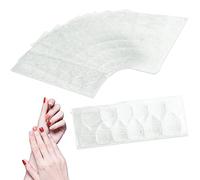 10 Feuilles / 240 pièces Fau Onglets Autocollants à Ongles Double face, Autocollant de Colle à Onglet Adhésif en Gelée Respirante Imperméable Pour Faux Ongles