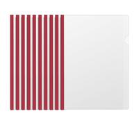 10 Feuilles A4 Couverture De Rapports, Plastique Chemise De Couvertures De Rapports, Plastique Dossier De Fichiers Avec Reliure Barre Coulissante, Pour Organisateur Fichiers Bureau, Rouge