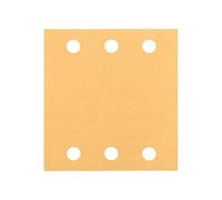 10 feuilles abrasives BOSCH C470 pour ponceuse vibrante 115 x 107 mm Best for Wood and Paint 6 trous