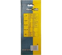 10 feuilles abrasives Flexovit 93 X 230 mm 8 trous grain 120 A serrer