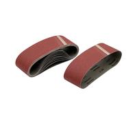 10 feuilles abrasives pour ponceuses à bande DEWALT multi-usages, 75 x 533 mm