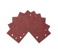 10 feuilles abrasives pour ponceuses vibrantes DEWALT DT3023-QZ - 8 perforations - 115x115mm