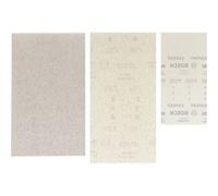 10 feuilles abrasives rectangle réticulée Expert M480 D 115x230mm G 80 - BOSCH - 2608900761 Noir G