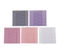 10 Feuilles Adhésives Onglets De Planificateur Mensuel Autocollants Mensuels Autocollants Du Calendrier Décoratif Adhésif Indexé