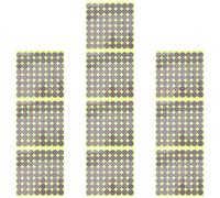 10 Feuilles Autocollant de Tir 1 Pouce, Feuille Adhésive | Effet Professionnel, Usage Simple et Utile, Format Remplaçable, Étiquette Sportive Pratique