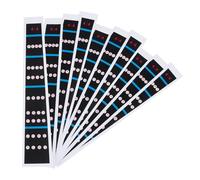 10 Feuilles Autocollant, Papier Ultra-fin, Pose Facile | Débutants et Garçon Fille, Maintien D’une Pratique Régulière, Usage Classe Orchestre, Touche et Cordes
