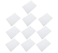 10 Feuilles Autocollant Rond à Pois Double Face, Mousse Blanche
