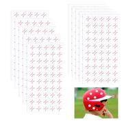 10 Feuilles Autocollants Baseball, 1,27cm Autocollant Sport Autocollants de Sport Petit Étanche Baseball Stickers pour Fournitures de Décoration de Fête à Thème de Baseball Cadeaux d'Équipe