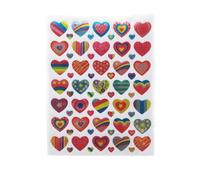 10 Feuilles Autocollants Coeur Amour Autocollant Décoratif Enfants Enveloppes Cartes Artisanat Scrapbooking Faveurs du Parti Prix Récompense De La Classe Récompense Populaire Et Pratique