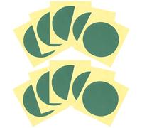 10 Feuilles Autocollants Ronds en PVC, Adhésifs Réfléchissants | Sept Repères Circulaires par Feuille, Limites de Pression Lisibles, Adaptés aux Cadrans Industriels et Zones Peu Éclairées