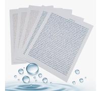 10 Feuilles Coraniques à Diluer - Traitement Roqyasunna Spirituel contre la Sorcellerie et la Possession DJINN - Recto-Verso