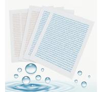 10 Feuilles Coraniques à Diluer - Traitement Roqyasunna Spirituel contre la Sorcellerie et la Possession DJINN - Recto-Verso (Sortie djinn)