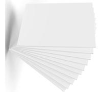 10 feuilles de mousse PVC blanche de 1 mm d'épaisseur - Mousse rigide et légère for loisirs créatifs, projets de bricolage, expositions artistiques et plus encore(0.1x20x30cm)