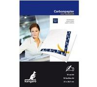 10 feuilles de papier carbone bleu A4 Kores Bleu G