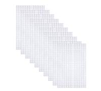 10 Feuilles de Points Adhésifs Double Face, 2600pcs Points Transparents Adhésifs Solides Autocollants Colle à Points Étanches Points Collants Ronds sans Trace pour Fournitures Maison (6mm)