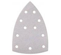 Metabo 10 feuilles abrasives auto-agrippantes 100 x 150 mm, P 80, série « professional », pour peinture, vernis, mastic, en 2 parties, perforées, ponceuses multifonctions metabo Quantité:10