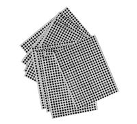 10 Feuilles Étiquettes Autocollantes Rondes Noires, Papier | Marquage Couleur, Rangement Compact, Usage Multi-supports, pour Dossiers, Fiches hambre