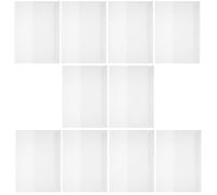 10 Feuilles Film de Protection pour Livres Transparent Pp