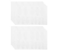 10 Feuilles Film Silicone pour Extensions D’ongles Français sans Traces, | Protection des Ongles Naturels, Compatible Gel de Construction, Douze Pièces par Feuille, pour Maison ou Salon