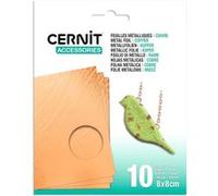 10 feuilles métallisées - Cuivre - Loisirs créatifs - Cernit