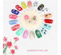 10 Feuilles Nail Art Transfert Autocollants 3d Conception Manucure Conseils Décalcomanie Décorations De Haute Qualité Vente Chaude