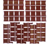 10 Feuilles Onglets Bibliques en Cuir Marron, 10 Feuilles | Marqueurs Sainte Bible, Texte Lisible et Décoratif, Usage Rapide Livres Bibliques