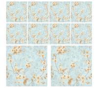 10 Feuilles Papier Présent Fleuri en Relief 53x53cm, 10 | Pliage Facile et Découpe Simple, pour Projets Créatifs et Autres Occasions, Style Classique Chinois