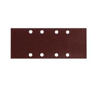 10 FEUILLES RECTANGULAIRES MAKITA ABRASIVES 93X230 MM GRAIN 80 - 4 + 4 TROUS-P318370-80