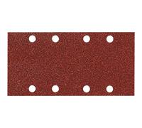 10 FEUILLES RECTANGULAIRES MAKITA ABRASIVES 93X230 MM GRAIN 80 - 4 + 4 TROUS-P318370-80