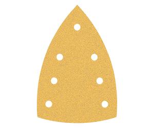 10 Feuilles triangulaires abrasives C470, 100x150 mm