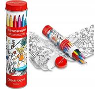 10 Feutres De Coloriage - Enfant - Inclus 1 Poster - Boîte Métal - Carand' Ache