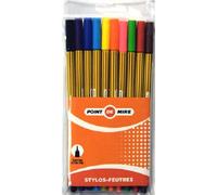 10 Feutres Ecriture Fin Assortiment Papeterie Fourniture Scolaire