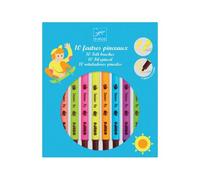 10 feutres pinceaux +6y les couleurs