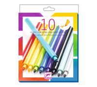 10 feutres pointe fine Arc-en-ciel Djeco