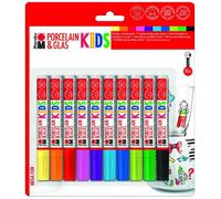 Marabu Peinture sur porcelaine et verre « KiDS » Mega Fun 10 pièces