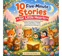 10 Five-Minute Stories for Little Hearts: Gentle Bedtime Animal Adventures About Kindness, Courage, Friendship & Big Feelings for Kids Ages 3-7